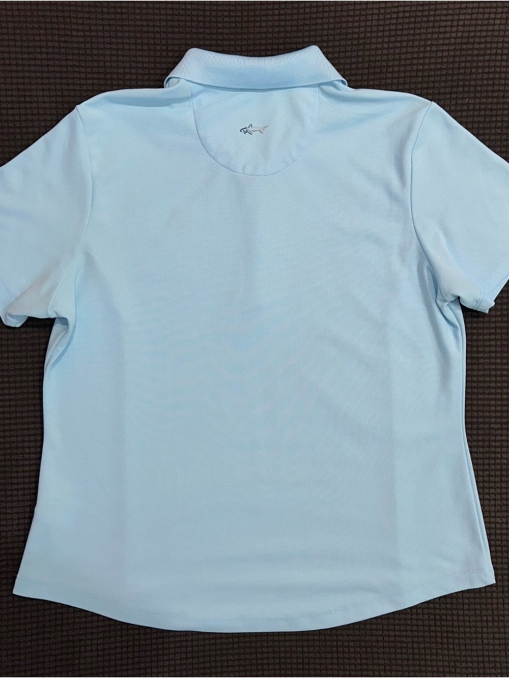 Greg Norman Womens Polo Shirt XL Blue Play Dry Golf Performance Short Sleeve - Picture 7 of 7